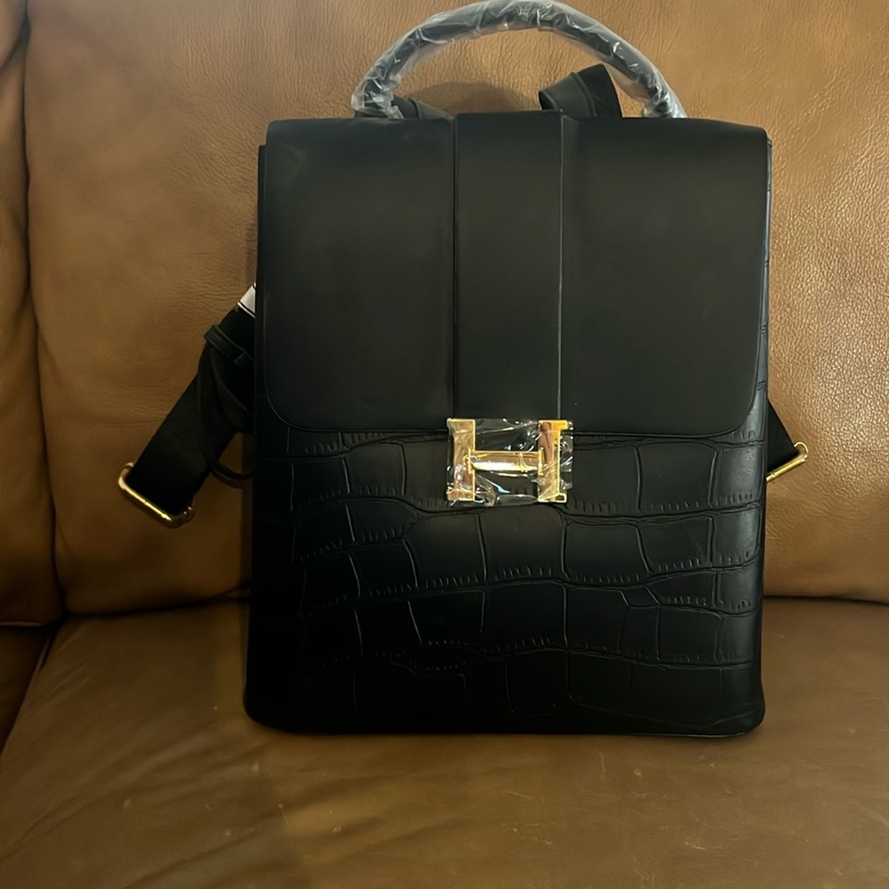 Black Purse Backpack Never Used